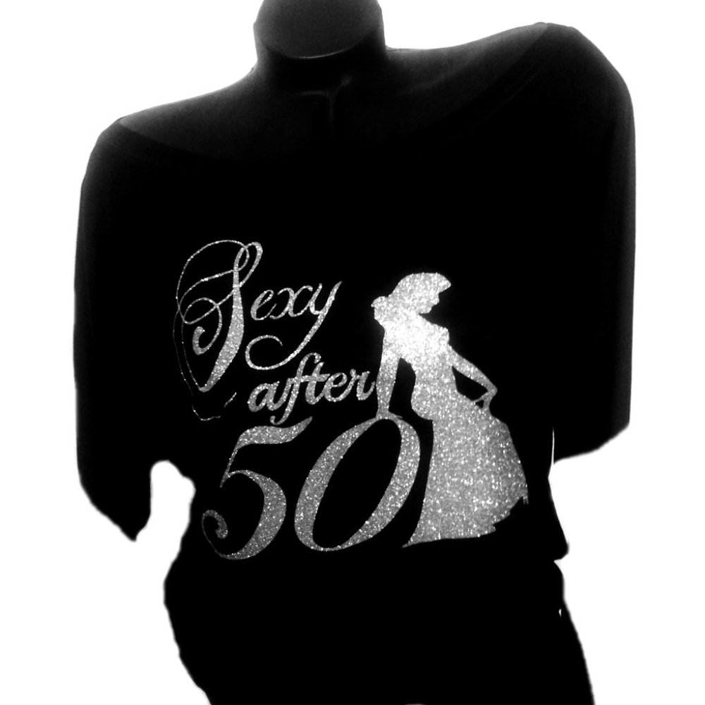 Sexy After 50 Black Flowy Slouchy Top.